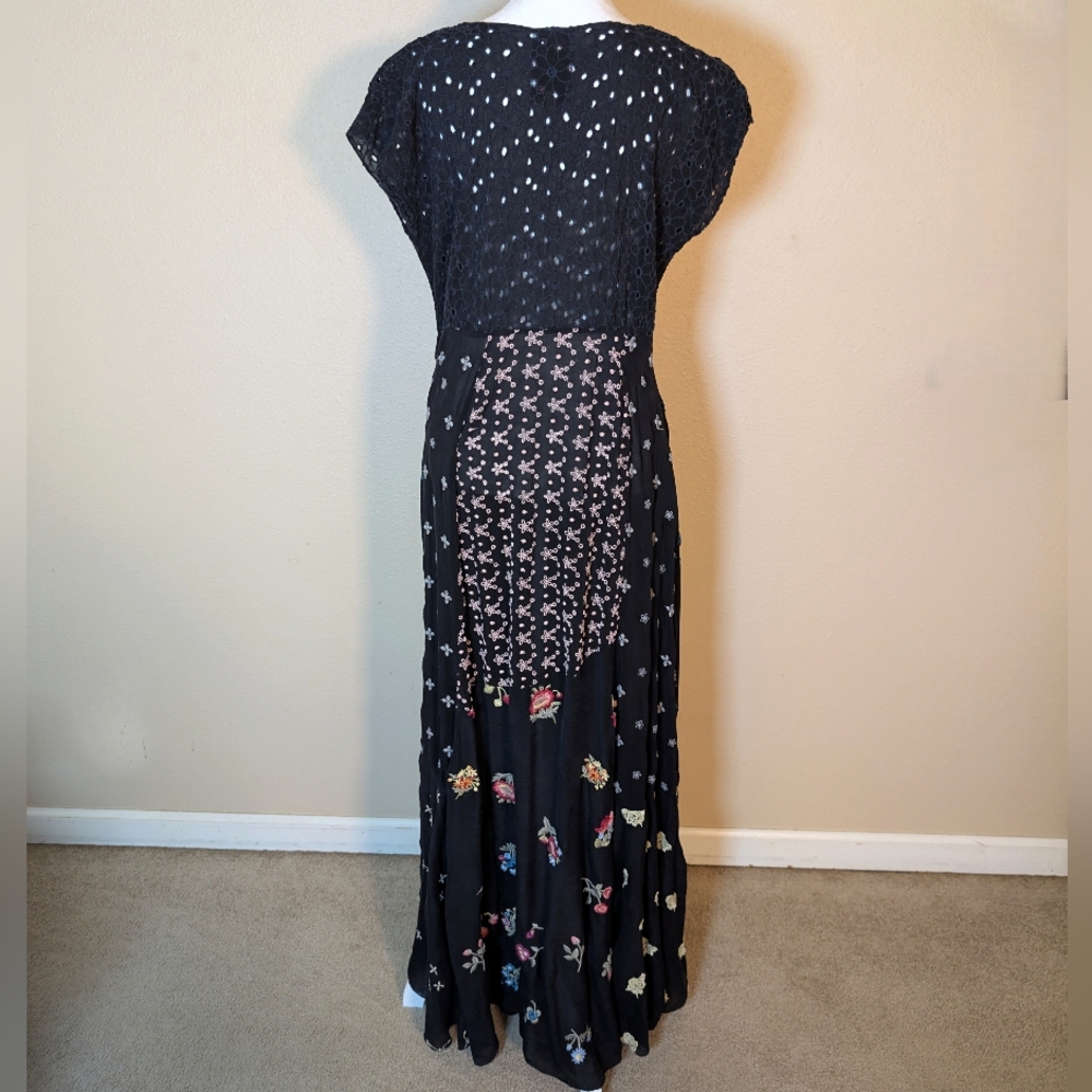 Johnny Was "Clarabelle" Embroidered Eyelet Maxi Dress - Picture 3 of 10